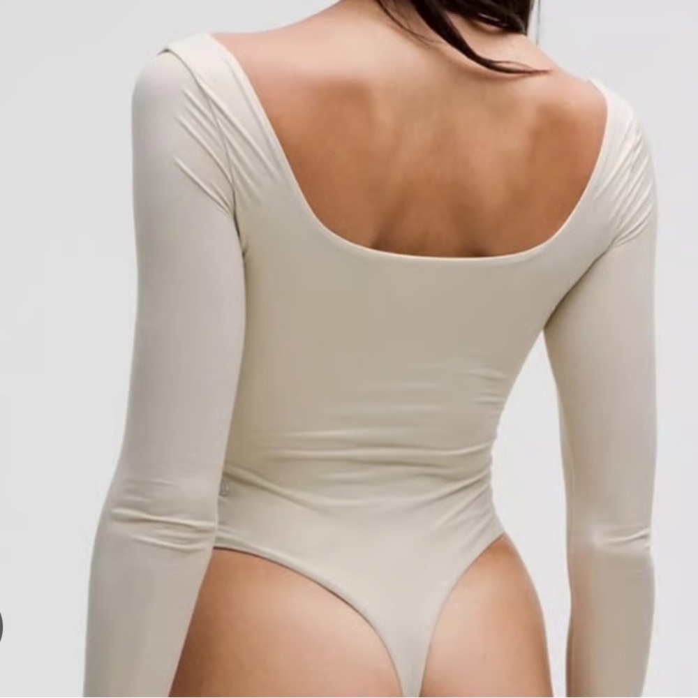 NWT Lululemon Wundermost Square Neck Bodysuit - Picture 2 of 2